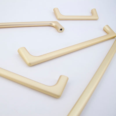 Simple Matte Gold cabinet pulls, brushed Gold Drawer Pulls and Cabinet Knobs and Handles