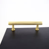 Knurled Brass T-Bar + Handles  Drawer Pulls and Cabinet Knobs