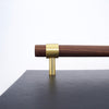 T-Bar Brass + Wood Handles  Drawer Pulls and Cabinet Knobs