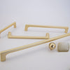 Simple Matte Gold Handles  Drawer Pulls and Cabinet Knobs
