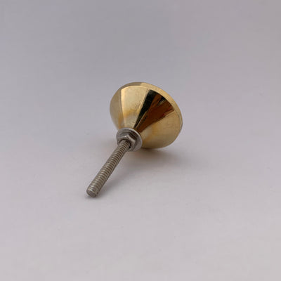 Diamond Mother of Pearl and Brass Kitchen Cabinet Hardware