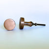 Brushed Copper Circle Knob  Drawer Pulls and Cabinet Knobs