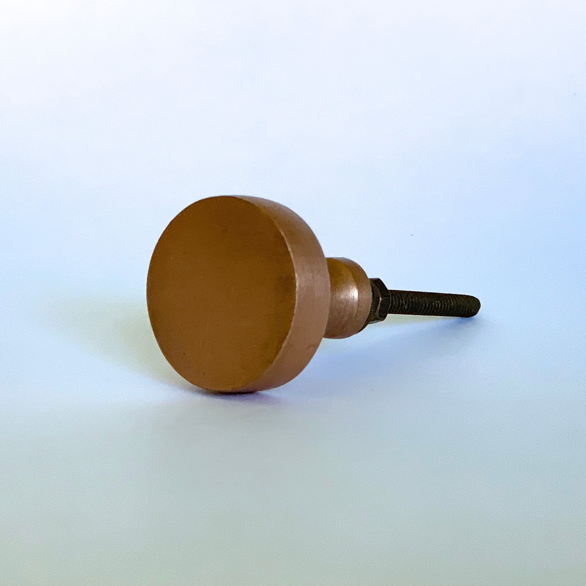 Brushed Copper Circle Knob  Drawer Pulls and Cabinet Knobs