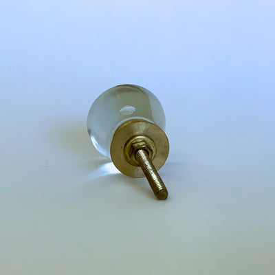 Beach Glass - Clear  Drawer Pulls and Cabinet Knobs