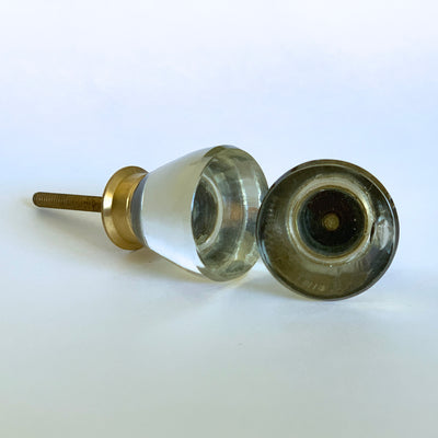 Beach Glass - Clear  Drawer Pulls and Cabinet Knobs
