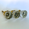Beach Glass - Clear  Drawer Pulls and Cabinet Knobs