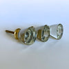 Beach Glass - Clear  Drawer Pulls and Cabinet Knobs