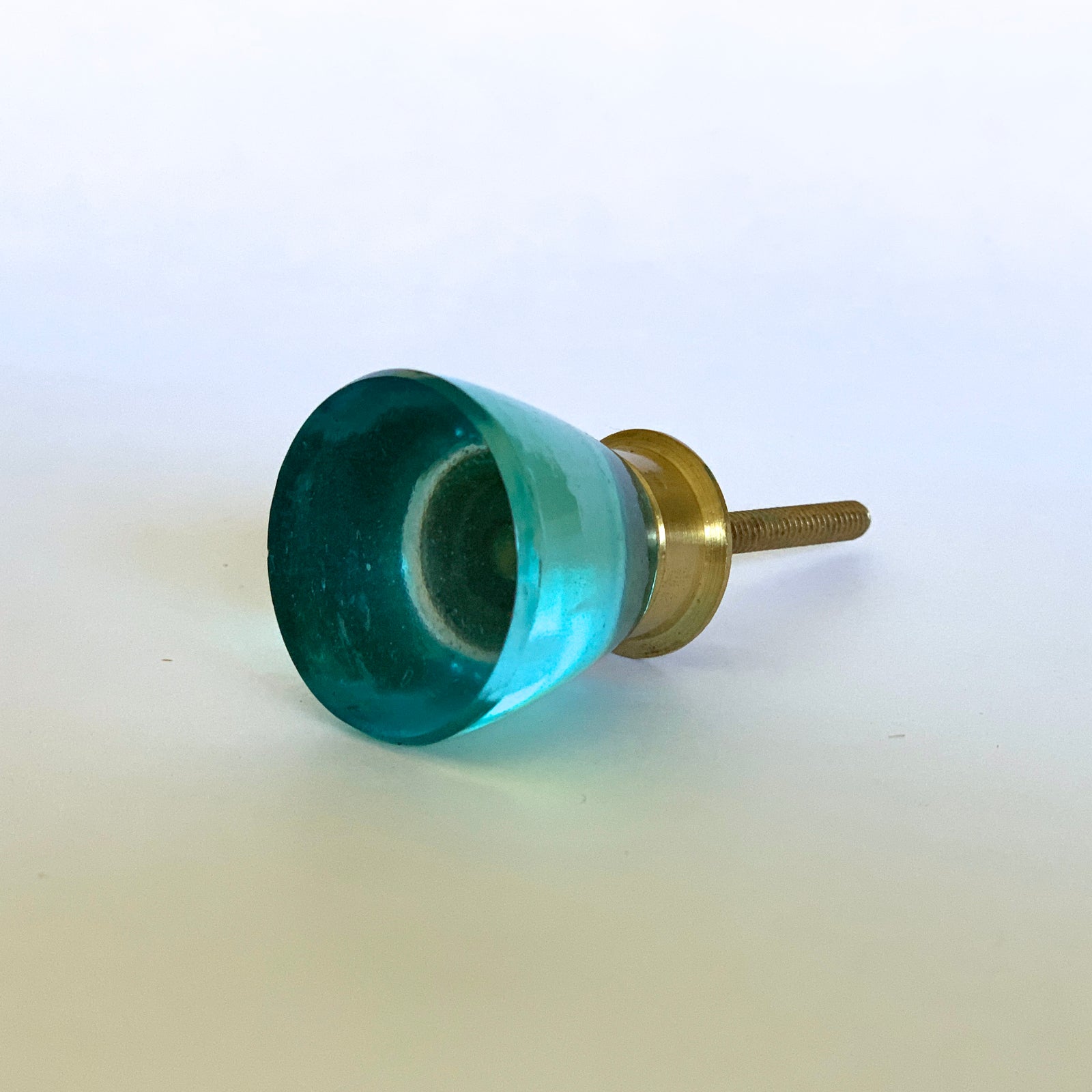 Beach Glass Knob -  Turquoise  Drawer Pulls and Cabinet Knobs