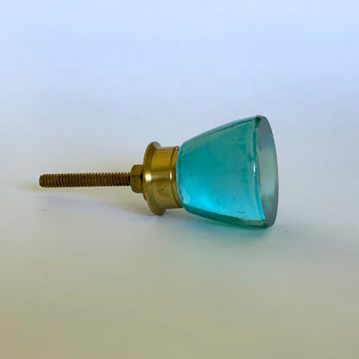 Beach Glass Knob -  Turquoise  Drawer Pulls and Cabinet Knobs