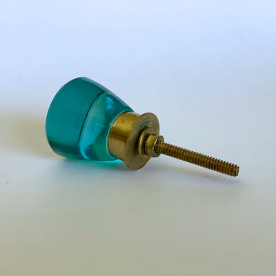 Beach Glass Knob -  Turquoise  Drawer Pulls and Cabinet Knobs
