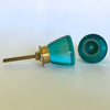 Beach Glass Knob -  Turquoise  Drawer Pulls and Cabinet Knobs