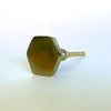 Gold Hex Knob - Shiny  Drawer Pulls and Cabinet Knobs