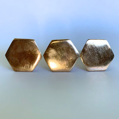 Copper Hexagon Knob  Drawer Pulls and Cabinet Knobs