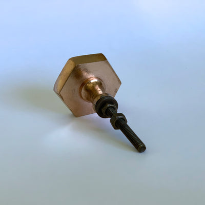 Copper Hexagon Knob  Drawer Pulls and Cabinet Knobs