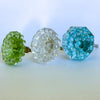 Glass Moon Drop Knob Clear  Drawer Pulls and Cabinet Knobs