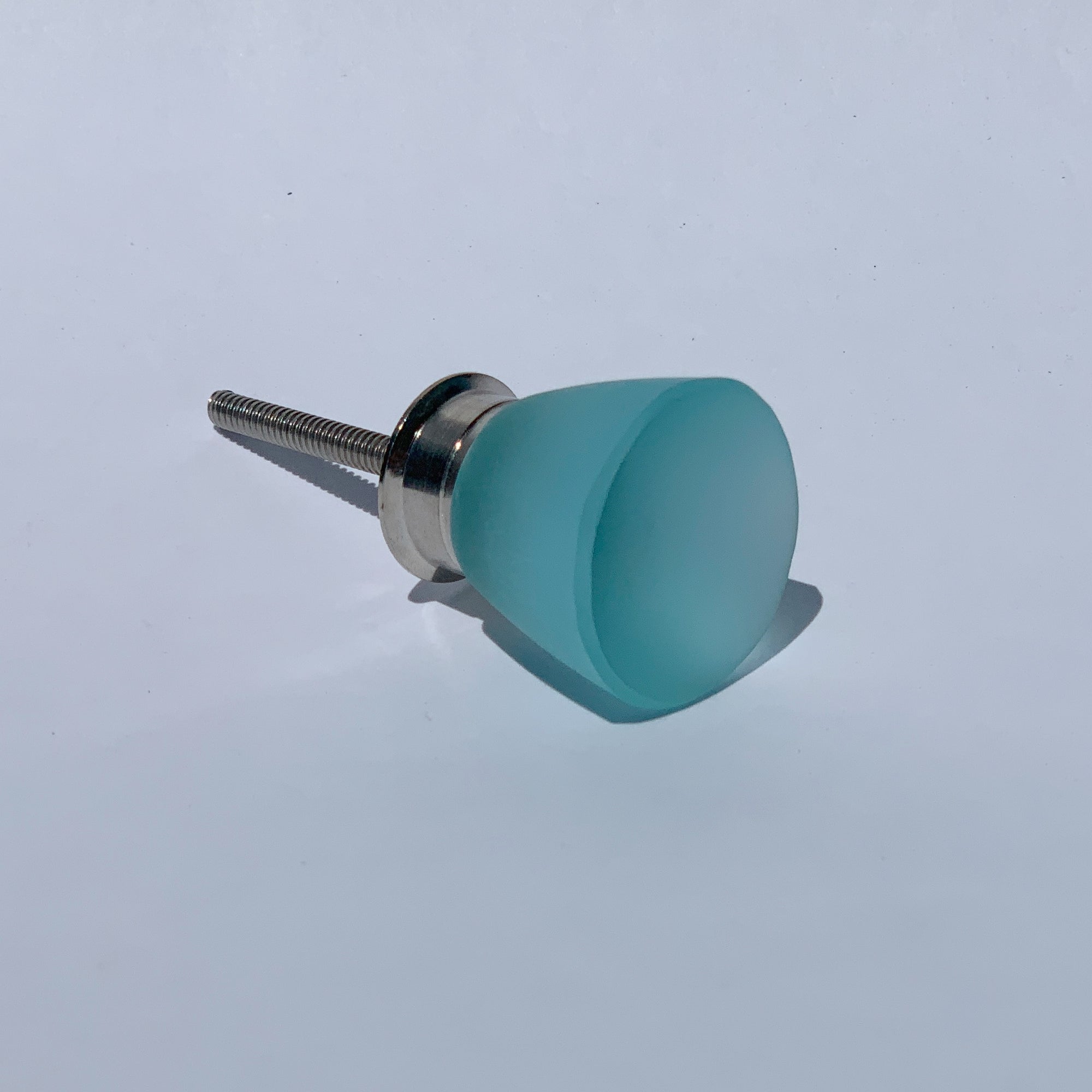 blue glass knobs for dresser Cobalt BLUE Glass Cabinet Knobs 1 Inch Pulls Dresser Drawer Hardware
