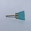 Beach Glass Knob - Frosted Turquoise  Drawer Pulls and Cabinet Knobs