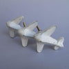 White Metal Airplane Knob  Drawer Pulls and Cabinet Knobs