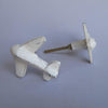 White Metal Airplane Knob  Drawer Pulls and Cabinet Knobs