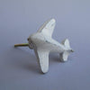 White Metal Airplane Knob  Drawer Pulls and Cabinet Knobs