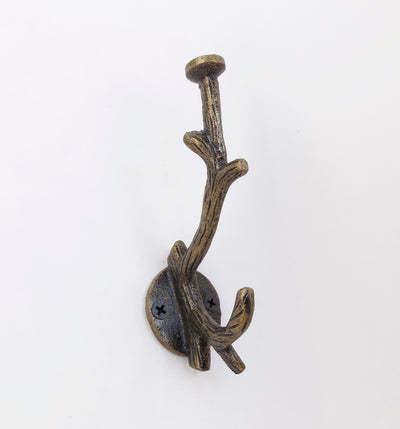 Bronze Branch Wall Hook - Hooks & Knobs