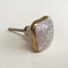 Pink + Gold Aurelian Knob  Drawer Pulls and Cabinet Knobs