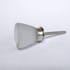 Beach Glass Knob -  Frosted White  Drawer Pulls and Cabinet Knobs