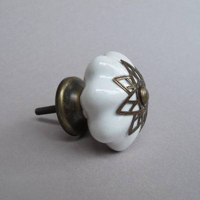 Brass Starburst Knob  Drawer Pulls and Cabinet Knobs