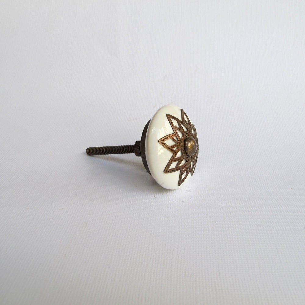 Brass Starburst Drawer Pulls & Knobs Hooks & Knobs
