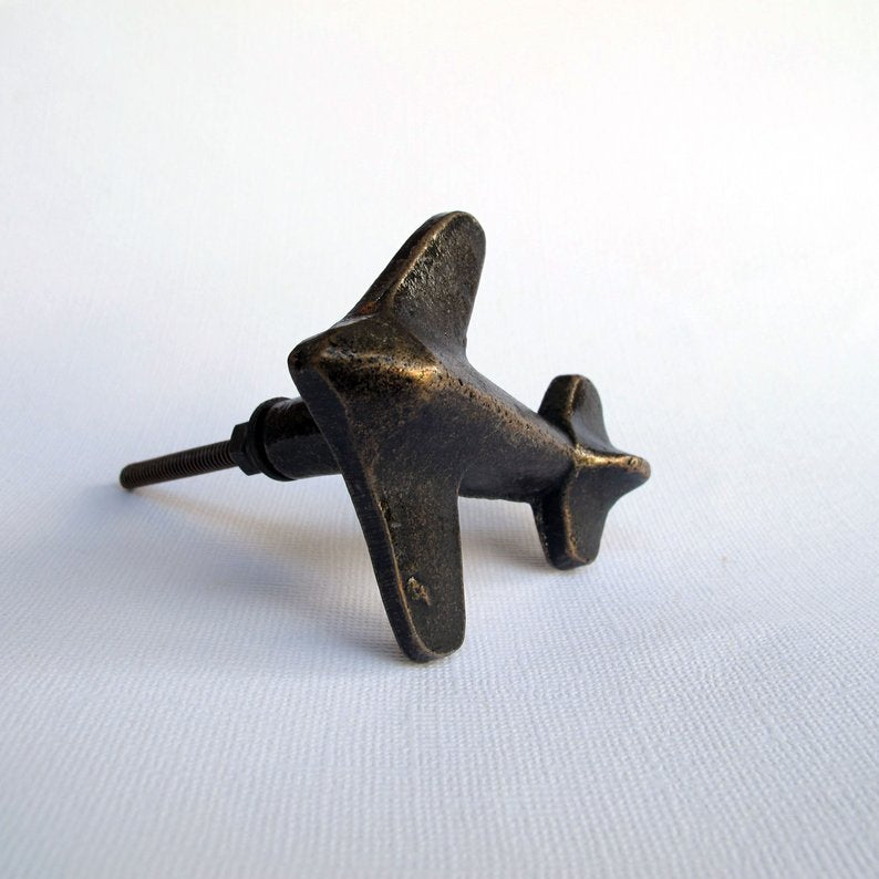 Bronze Airplane Knob  Drawer Pulls and Cabinet Knobs