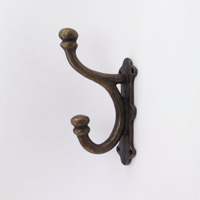 Cast Iron Double Hook  Drawer Pulls and Cabinet Knobs