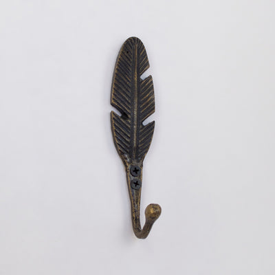 Bronze Feather Hook  Drawer Pulls and Cabinet Knobs