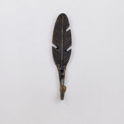 Bronze Feather Hook  Drawer Pulls and Cabinet Knobs
