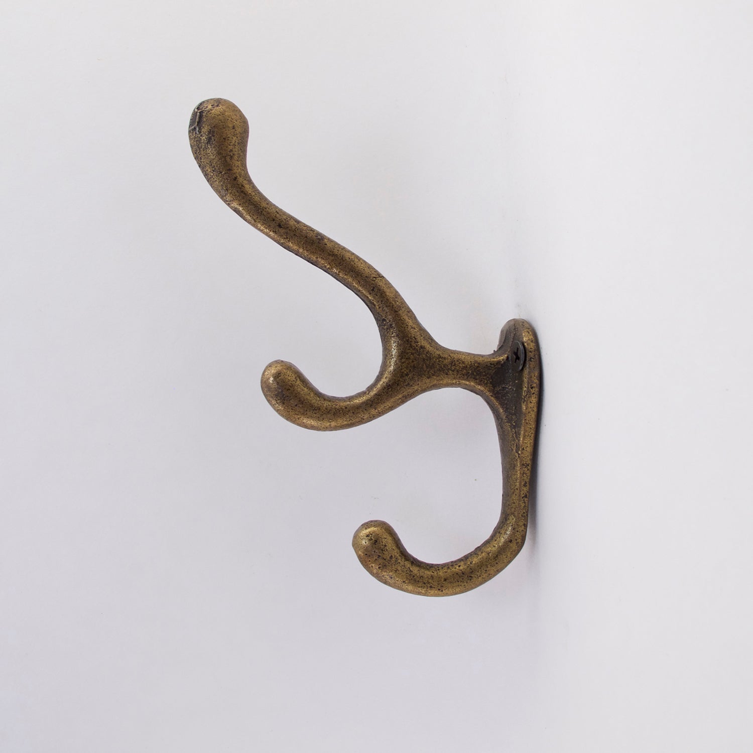 French Scroll Cast Iron Wall Double Hook 