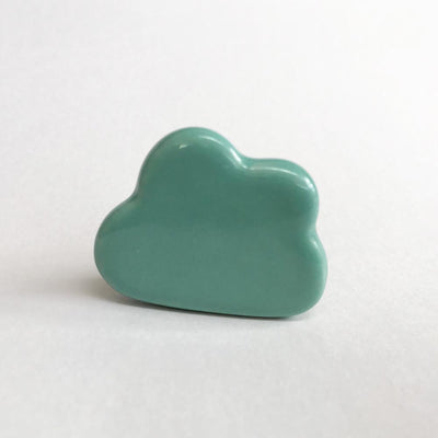 Cloud Knobs emerald Drawer Pulls and Cabinet Knobs