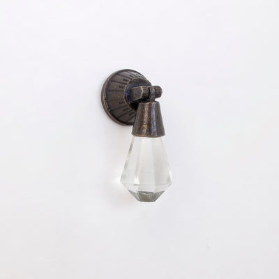 Crystal Drop Knob Bronze  Drawer Pulls and Cabinet Knobs