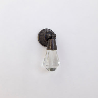 Crystal Drop Knob Bronze  Drawer Pulls and Cabinet Knobs