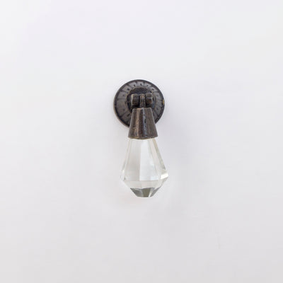 Crystal Drop Knob Bronze  Drawer Pulls and Cabinet Knobs