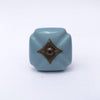 Euro Knob Light Blue Drawer Pulls and Cabinet Knobs