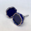 Blue & Gold Cushion Knob