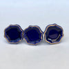 Blue & Gold Cushion Knob