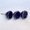 Blue & Gold Cushion Knob