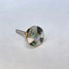 Mini Faceted Mother of Pearl Knob Multi-Color