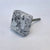 Multi Shade Gray Marbled Stone Knob