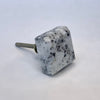 Multi Shade Gray Marbled Stone Knob
