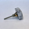 Multi Shade Gray Marbled Stone Knob