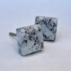 Multi Shade Gray Marbled Stone Knob