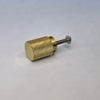 Knurled Gold Brass Pull