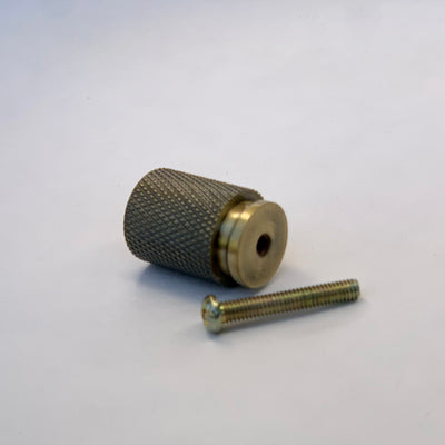 Knurled Bronze Brass Pull