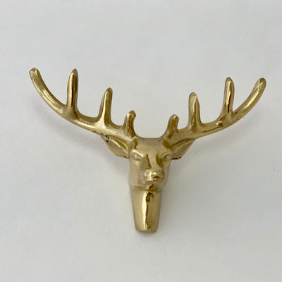 Gold Reindeer Hook